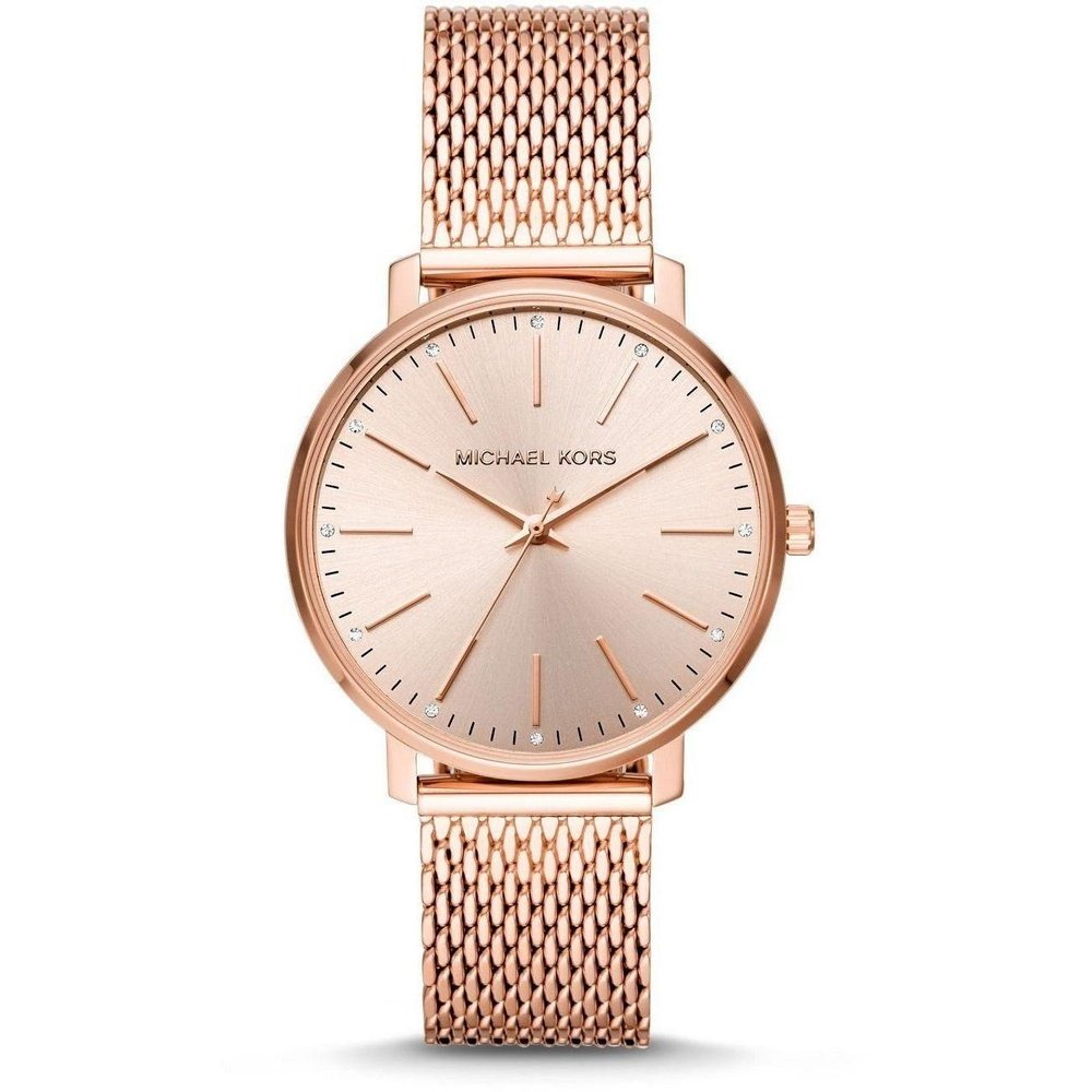 Michael Kors MK4340 Pyper Quarz Kristall Rose Gold Zifferblatt Damenuhr Image