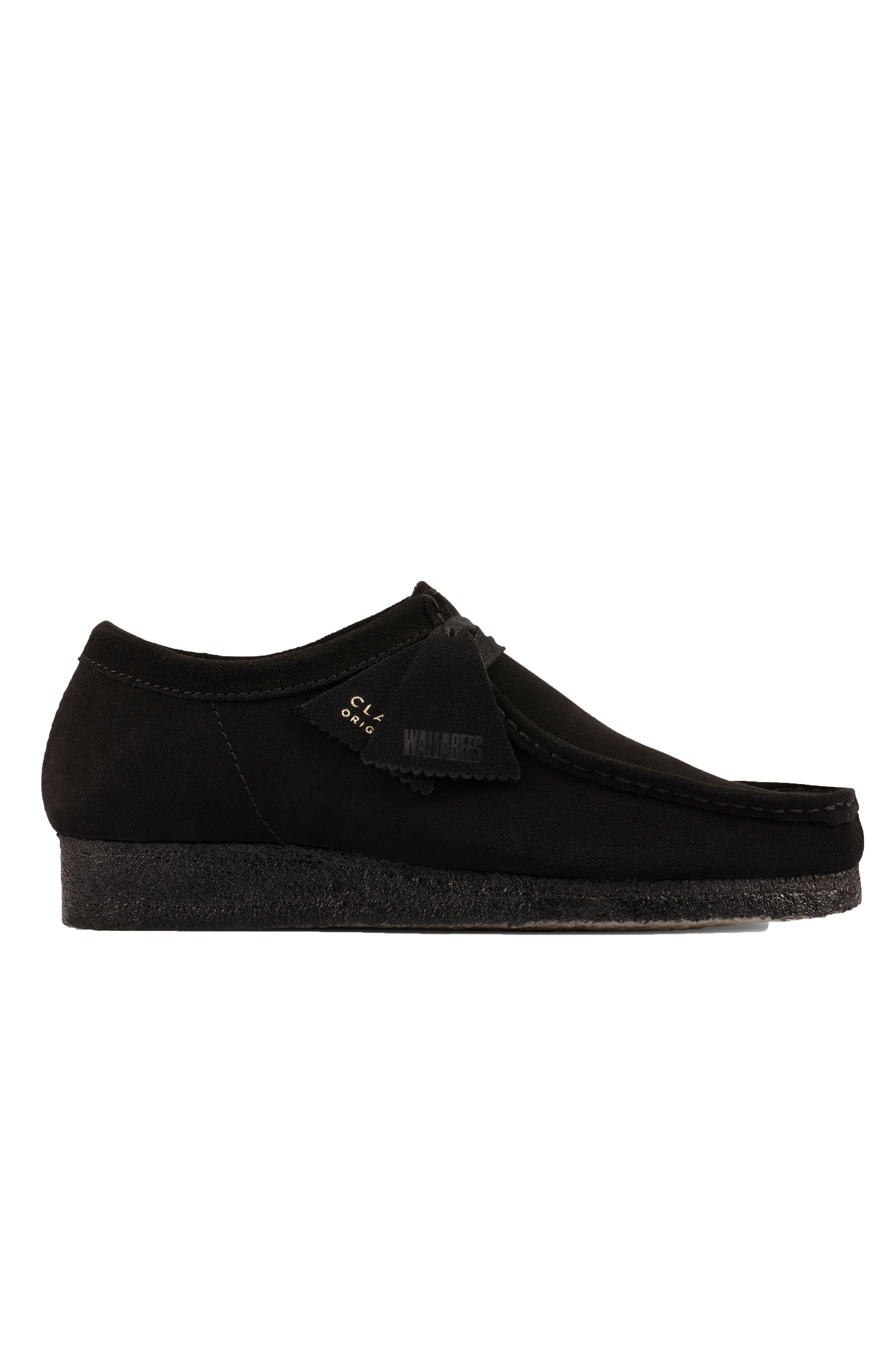 Clarks Originals Wallabee Schuh Schwarz Wildleder