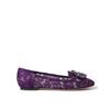Taormina Lace Crystal Flats