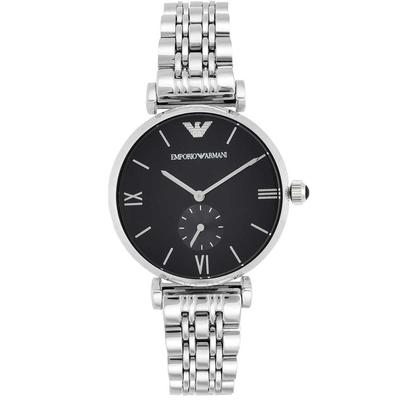 Emporio Armani AR1676 Schwarzes Zifferblatt Herrenuhr Image