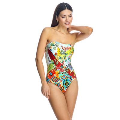 Bandeau-Badeanzug W240987 Frauen Image