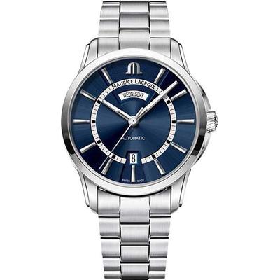 Maurice Lacroix Pontos Silber Herren Armbanduhr PT6358-SS002-431-1