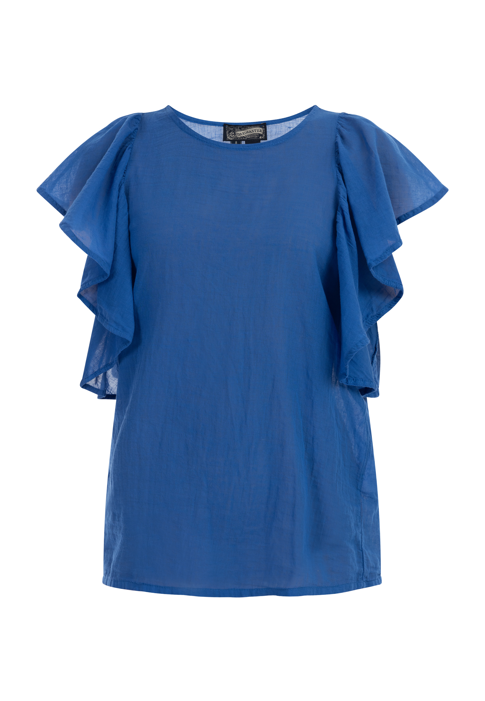 Dreimaster Blusenshirt Damen Blau Image