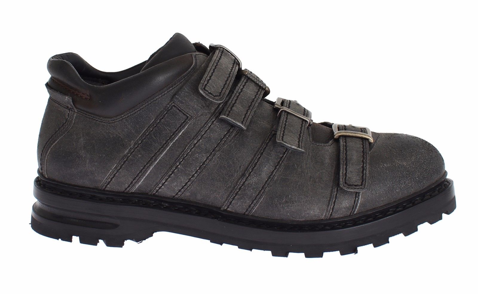Lederstiefel mit Knochelriemen