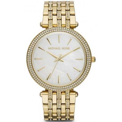 Michael Kors MK3219 Darci Perlmutt Zifferblatt Gold Stahl Damenuhr Image