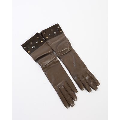 Braune Lederhandschuhe Image