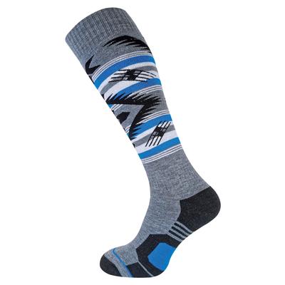 COMODO - Chaussettes Hautes de Snowboard Ski pour Hommes, Femmes - Gris Image