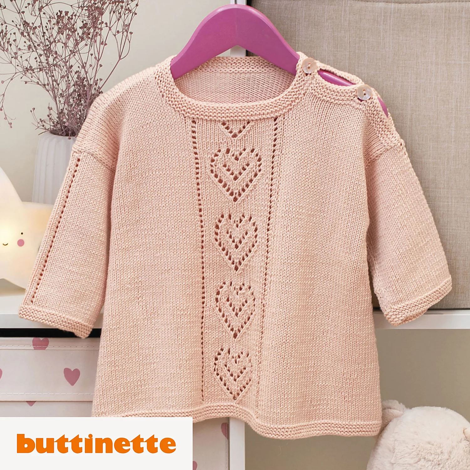 Strickanleitung – Babypullover aus Woll Butt Baby Image