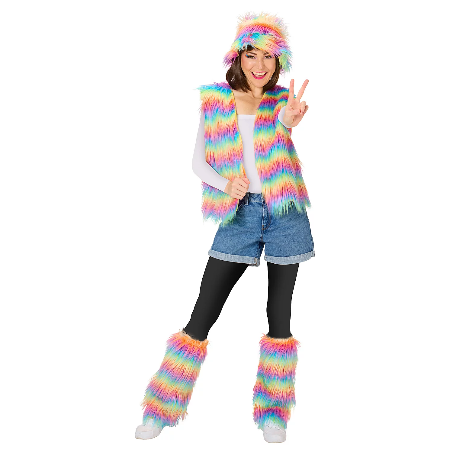 Ensemble "fourrure", pastel