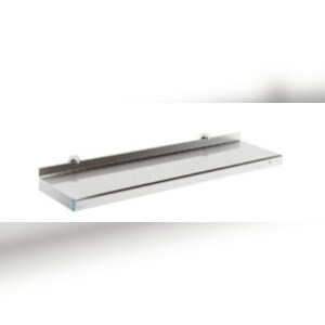 METRO Professional Wandregal GWMS3140, Edelstahl, 140 x 30 x 8 cm, silber Image