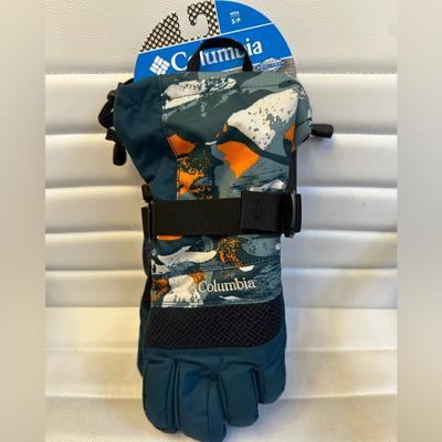 Columbia Accessories | Columbia Men’s Whirlibird Ii Gloves Omni- Heat Shield Waterproof Thermal New | Color: Blue/Orange | Size: S