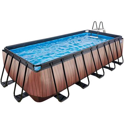 Framepool EXIT "inkl. Sicherheitsleiter und Kartuschenfilterpumpe", braun, B:250cm H:122cm L:540cm, Schwimmbecken, BxLxH: 250x540x122 cm Image