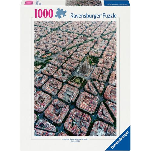 Puzzle RAVENSBURGER ""Barcelona von Oben"" Puzzles bunt Kinder Made in Germany; FSC - schützt Wald weltweit