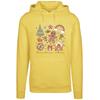 Kapuzenpullover F4NT4STIC "Christmas Vibes Cozy Cute Winter", Damen, Gr. L, gelb (taxi gelb), Obermaterial: 65% Baumwolle, 35% Polyester, casual, relaxed fit, Langarm, Pullover Hoodie Sweatshirt, Premium Qualität