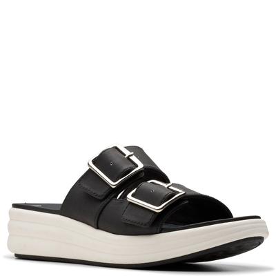Clarks Drift Buckle - Womens 7.5 Black Sandal Medium
