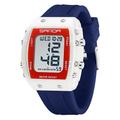 SANDA Hommes Montre Digitale Créatif Mode Décontractée Montre Bracelet Lumineux Chronomètre Fonction réveille Compte à rebours Gel de Silicone Suivre