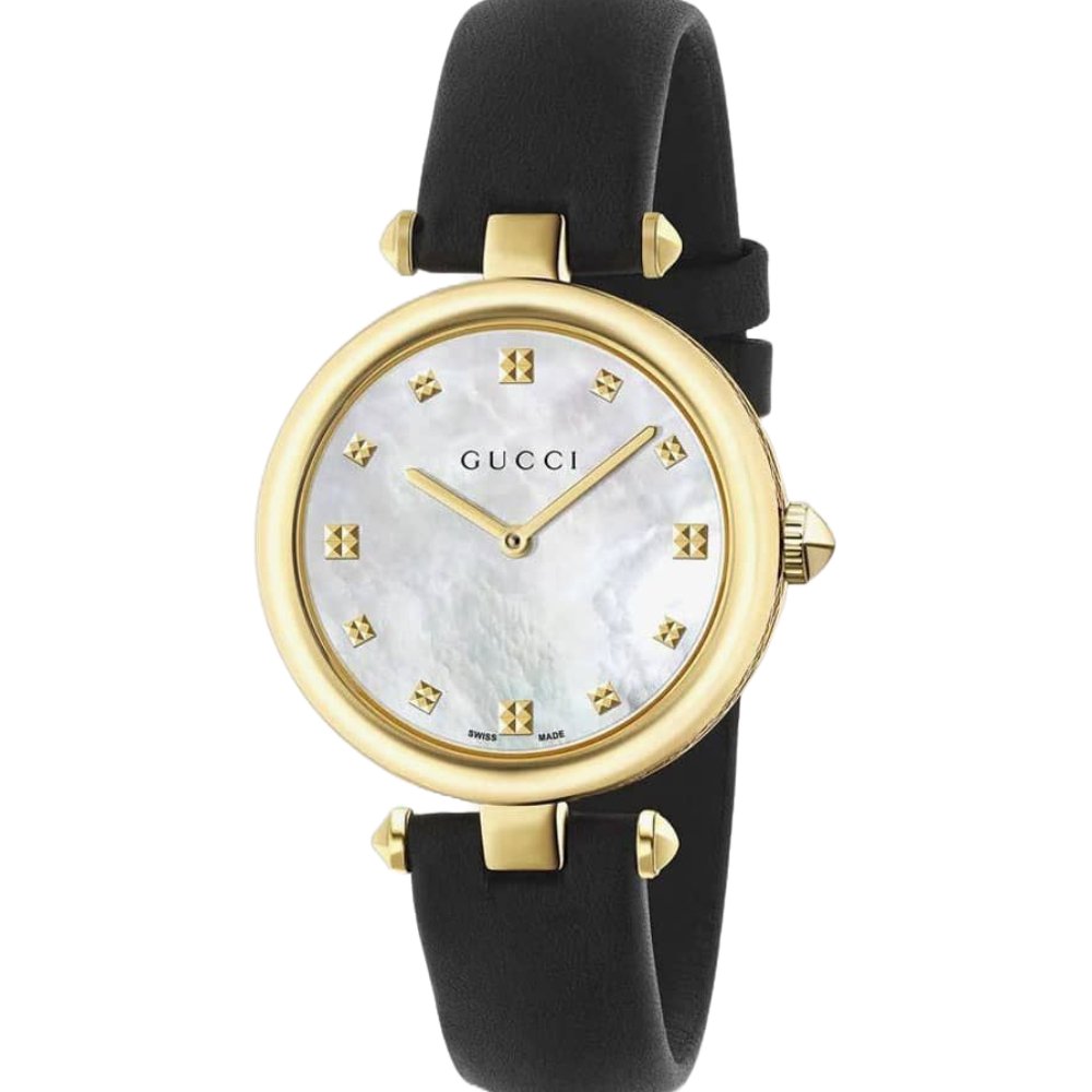 Gucci YA141404 Diamantissima Perlmutt Damenuhr Image