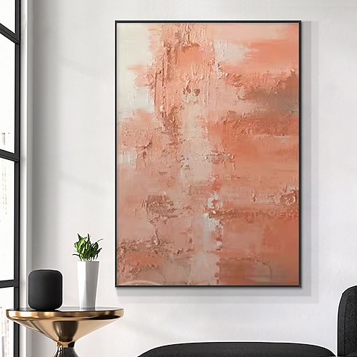 handgemachtes Ölgemälde auf Leinwand, Wandkunst, Dekoration, modern, abstrakt, für die Inneneinrichtung, gerollt, rahmenlos, ungedehntes Gemälde Image