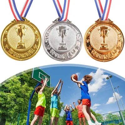 2.55 in Medal Football Competition Prize Souvenir Gift Gold PP Winner Medal Gold Silver Bronze Prize