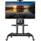 NB North Bayou Mobile TV Cart TV Stand with Wheels for 55" - 85" Inch LCD LED OLED Plasma Flat Panel