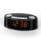 1PC USB Plug AM/FM Alarm Clock Radio with Dual Alarm, Sleep Timer & Snooze Functions, Orange LED