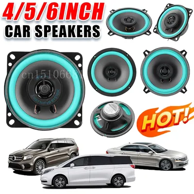 4/5/6 Inch Car Speakers 100/160W HiFi Coaxial Subwoofer Universal Automotive Audio Music Full Range