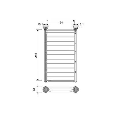 Valeo Wärmetauscher, Innenraumheizung [Hersteller-Nr. 811646] für Mercedes-Benz Image