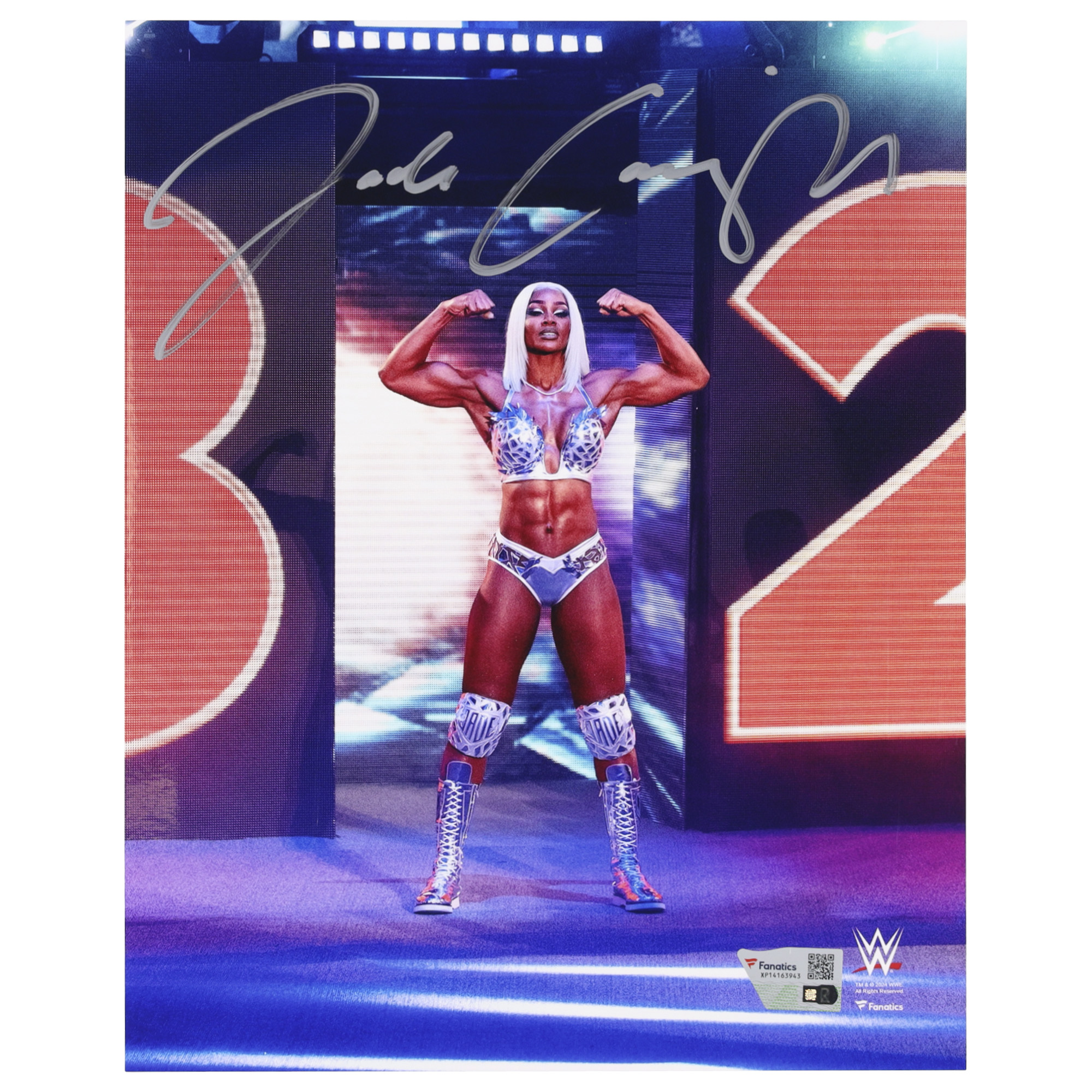 Von Jade Cargill signiertes Foto – 20 x 25 cm