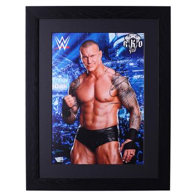 Von Randy Orton signiertes gerahmtes Poster – A3 Image