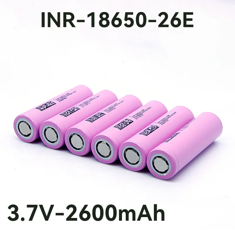 18650 2600 mAh Batterie 3,7 V 20 A Descarga Batterie wiederaufladbar mit Litio für Destornillador Linterna 18650 Batterie Image