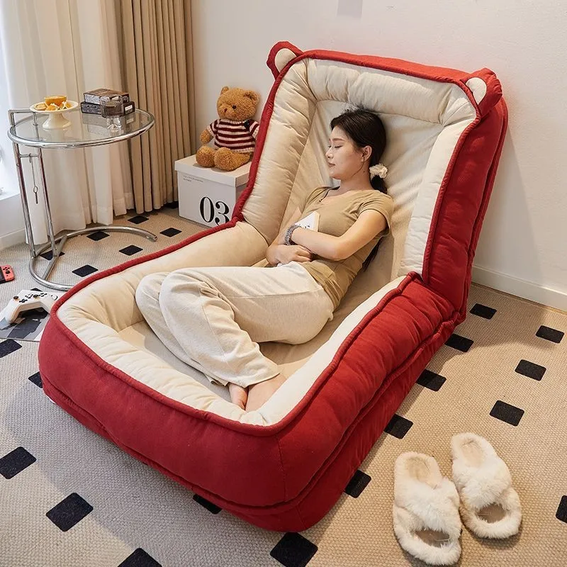 MOMO Menschliches Sofa, Schlafsofa, Hundehütte, zusammenklappbar, faules Schlafzimmer, Einzelbett, Doppelbett, riesiger Balkon, Tatami, Netflix-Raum