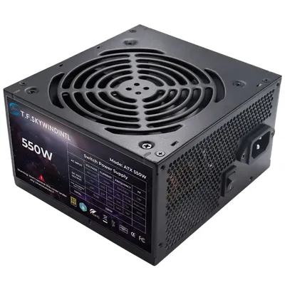 T.F.SKYWINDINTL 550 W ATX PC-Netzteil 550 W 80+ Bronze-zertifiziertes Netzteil für Computer Image
