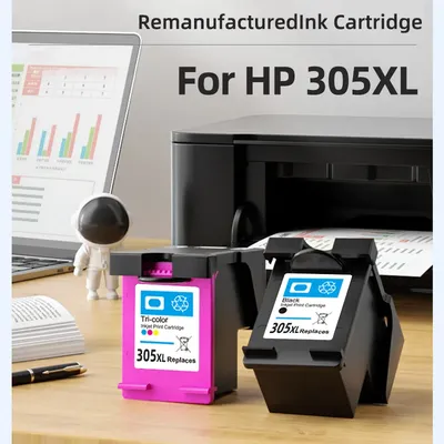 Hicor for hp 305 XL Compatible Ink Cartridge For HP 305 XL For HP305 Deskjet 2700 Envy Series 4200 6020 6030 6400 6430 Printer