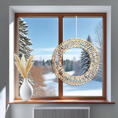 LED-Lichterkranz irisierend mit Timer Image