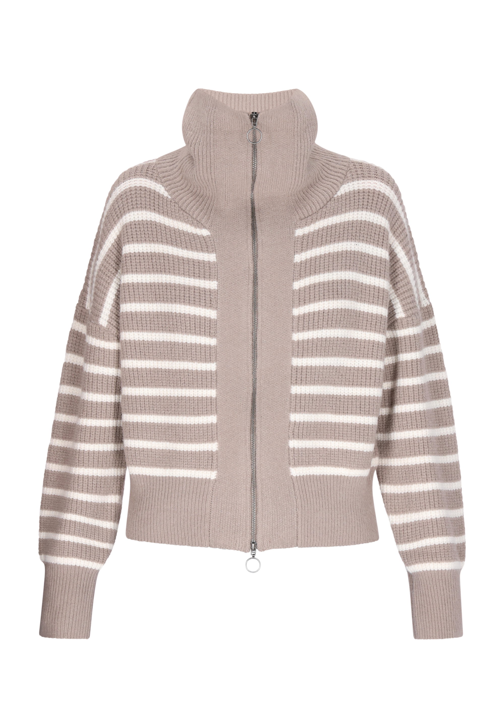 Dreimaster Cardigan Damen Sand Wollweiss Image