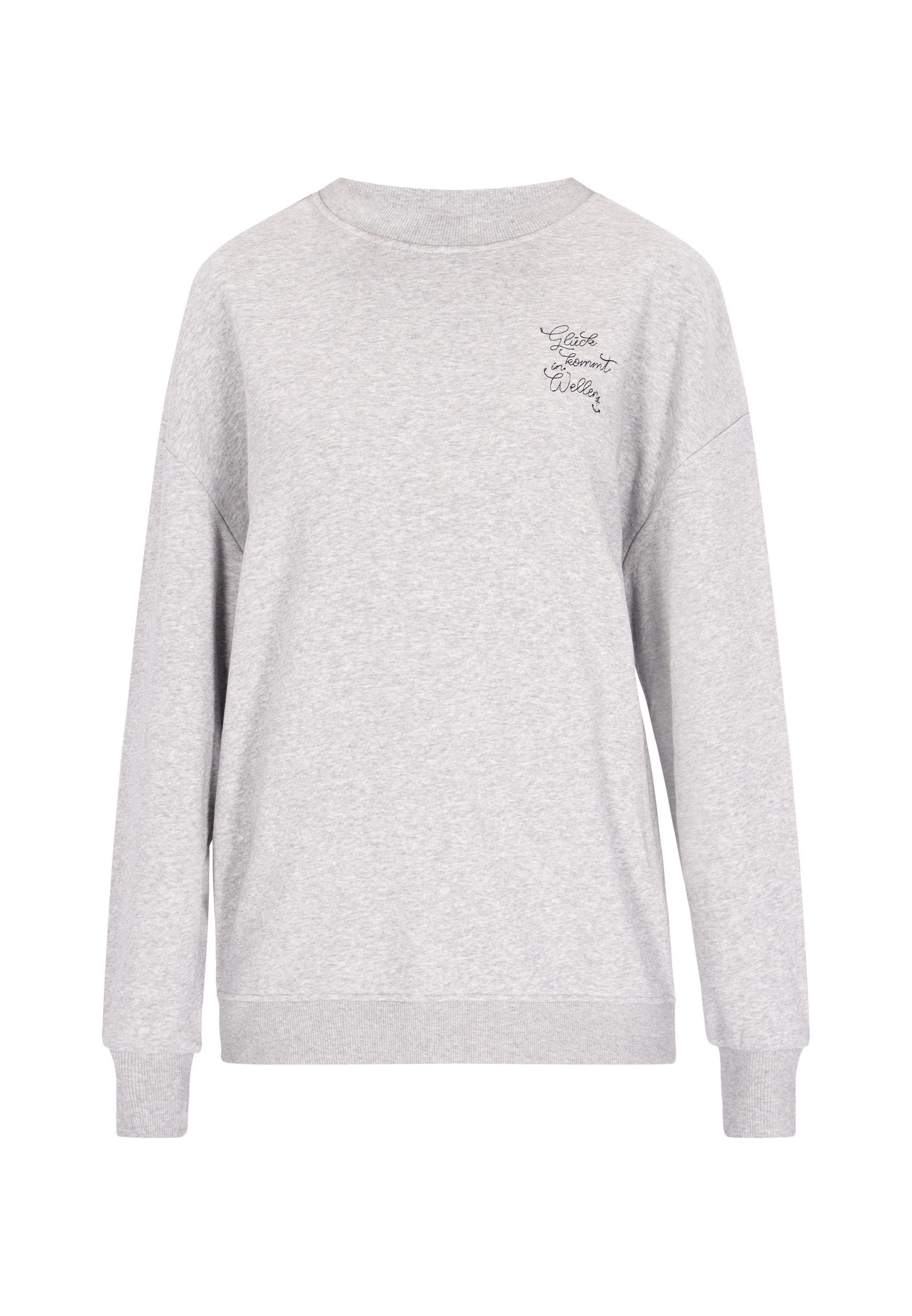 Dreimaster Sweatshirt Damen Grau Melange Image