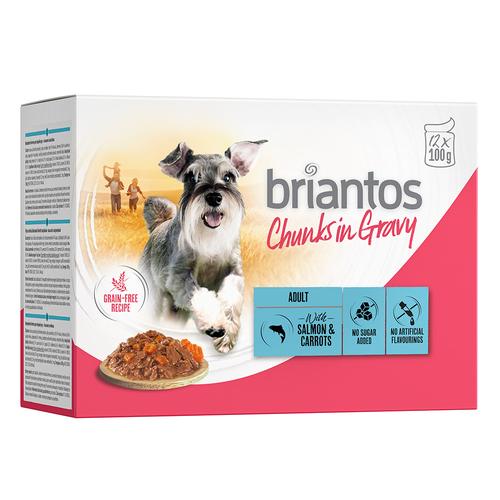 Briantos Chunks in Gravy 40+8 gratis! - Chunks in Gravy Lachs & Karotten