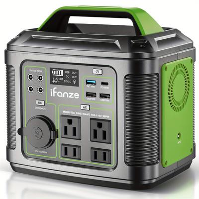 TEMU Ifanze 300w , 296wh 80000mah Charge 110v For , Rv Camping, Battery , (no )