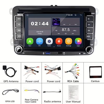 "TEMU Hikity 7"" Car For Vw For For Golf For Mk5 For For Touch Car , Gps Navigation, Am/fm , Usb"