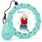 TEMU Jkshmyt Adjustable Weighted Hoop For Fitness With 24 Detachable - 46in Exercise Hoop For Women, Abs Material, Ideal For Pilates, Home Workout Equipment, Thanksgiving, Christmas,