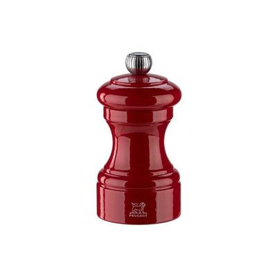 Peugeot Bistro Salzmühle 10 cm Passionsrot lackiert Holz