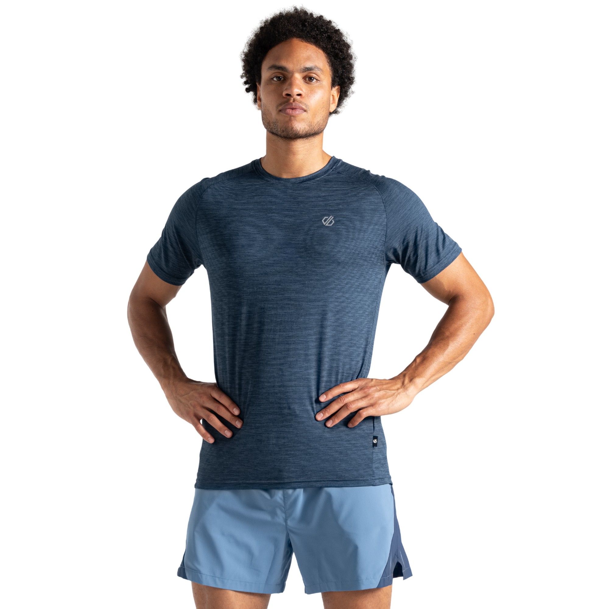 Dare 2B - "Persist" T-Shirt für Herren (Dunkel-Jeansblau) Image