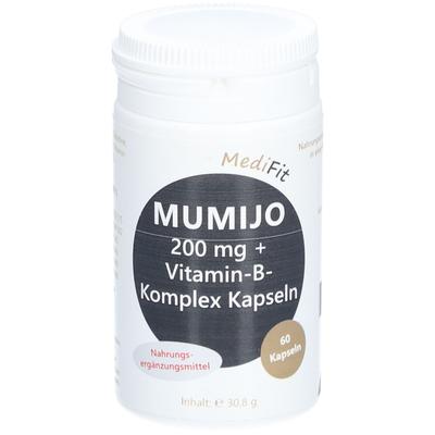 Mumijo 200 mg+Vitamin B Komplex Kapseln MediFit 60 St Image