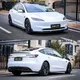 Per il nuovo modello Tesla 3 highland 2024 vera fibra di carbonio labbro anteriore gonna laterale paraurti labbro posteriore Splitter Spoiler Body Kit accessori