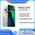 Xiaomi POCO C75 Smartphone lmmersive 6.88 "display Clear 50MP Al dual camera fino a 16GB memony extension 5160mAh versione globale