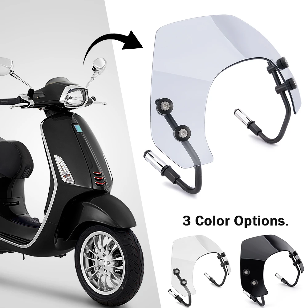 Per Vespa Sprint 150S 125S Sprint 125 150 2016 2017 2018 2019 2020 2021 2022 Parabrezza Parabrezza Vento Deflettore Moto