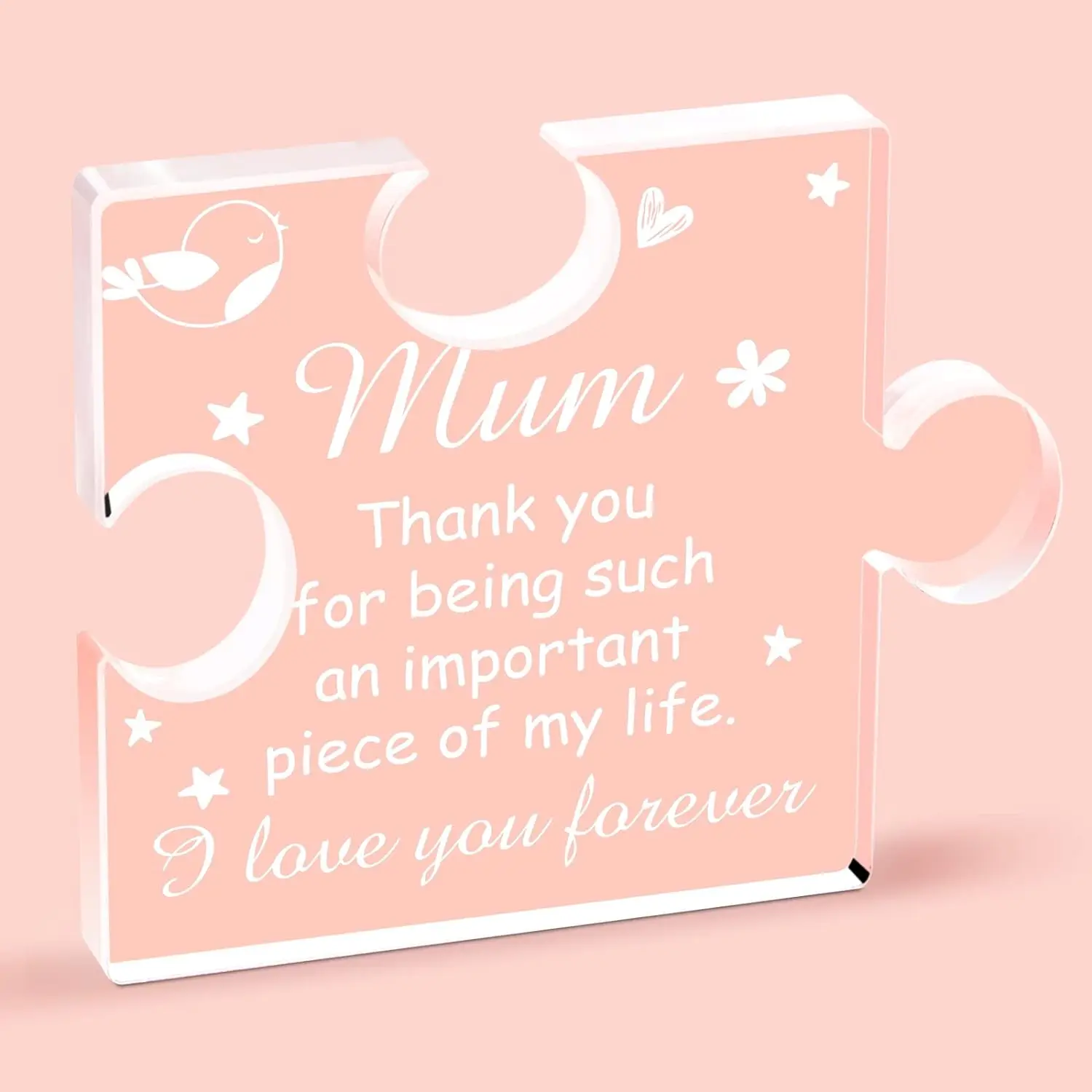 Geburtstags geschenke, Acryl puzzle Mutter Bruder Frau Schwester Geburtstag präsentiert mein Mann Geschenke danke Geschenk für Geburtstag Weihnachten Image