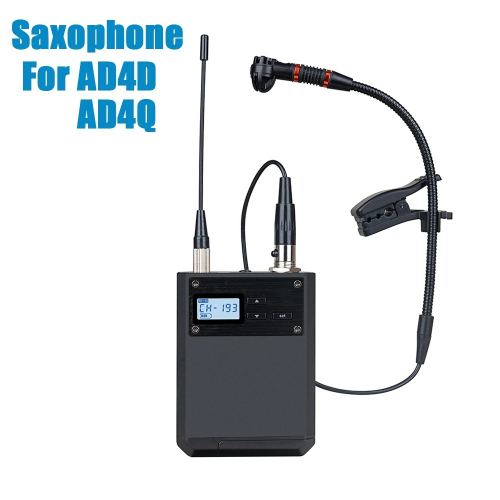 Leicozic Saxophon Mikrofon Für AD4D AD4Q SAX Microfono Professionelle Mikrofon Musikinstrument Mic 500/600/900Mhz Image