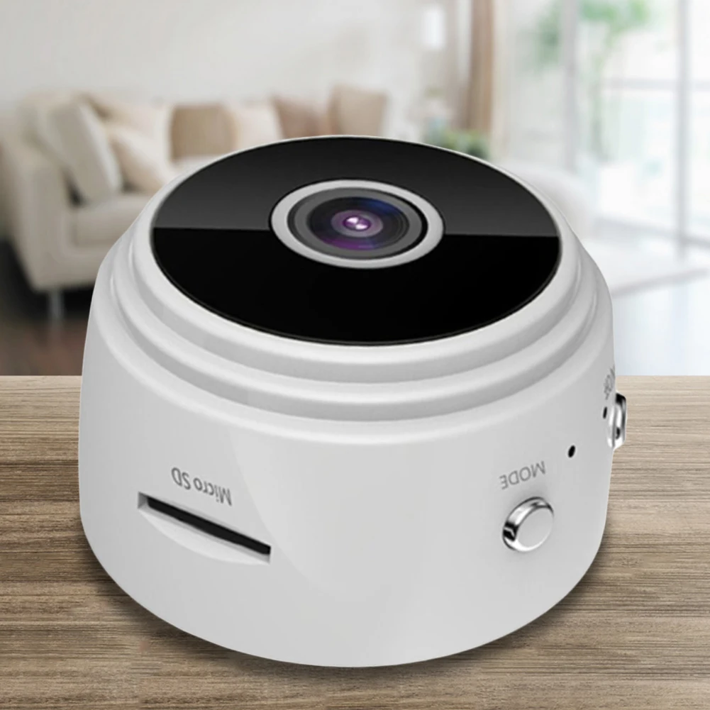 Intelligente Videokamera Nachtsicht überwachungs kamera USB wiederauf ladbare Fern anzeige starker Magnet für Innen auto Kleinkinder Haustiere Image