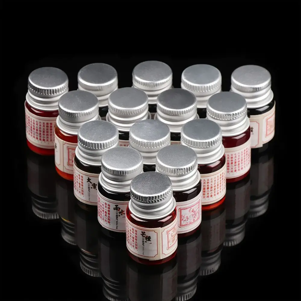 5ml 24 Farben Kalligraphie Schreib farbe Füll federhalter Glitzer Pulver Tinte Image